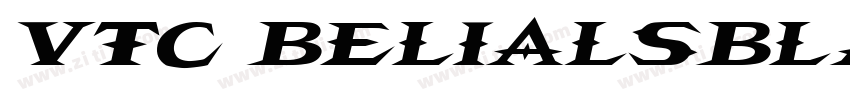 VTC BelialsBladeItaI字体转换